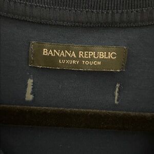 Banana Republic Luxury Touch Dark Blue Shirt